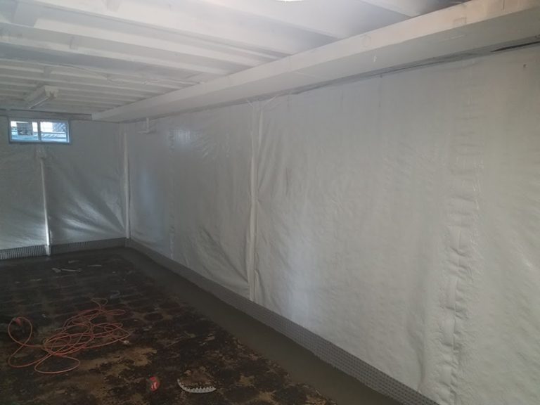 basement after mold remediation