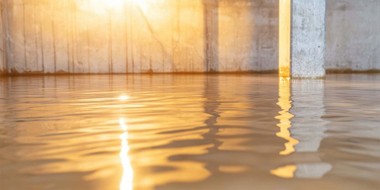 flooded basement